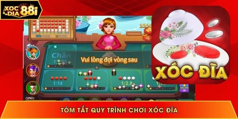 Tóm tắt quy trình chơi xóc đĩa 